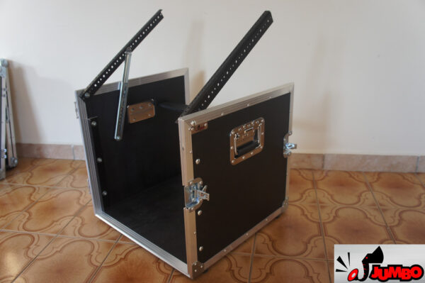 Rack 12U com suporte de mesa inclinável