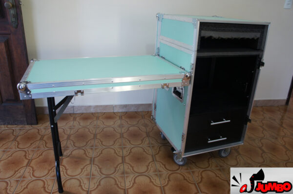 Rack 8U com mesa lateral e gavetas - Image 10