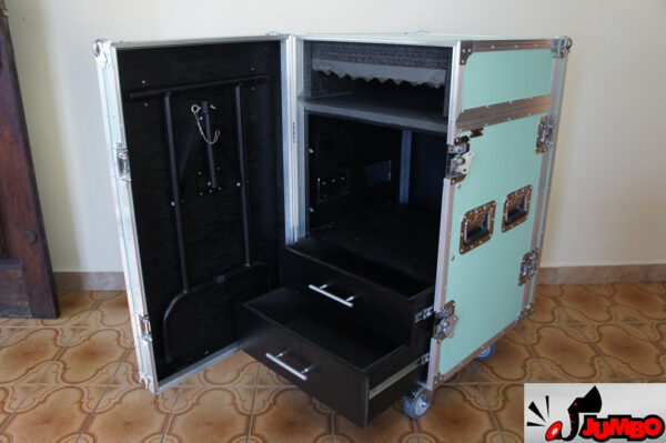 Rack 8U com mesa lateral e gavetas - Image 6