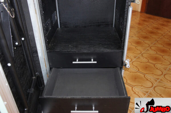Rack 8U com mesa lateral e gavetas - Image 3