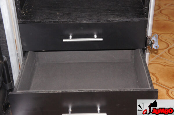 Rack 8U com mesa lateral e gavetas - Image 5