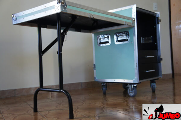 Rack 8U com mesa lateral e gavetas - Image 12