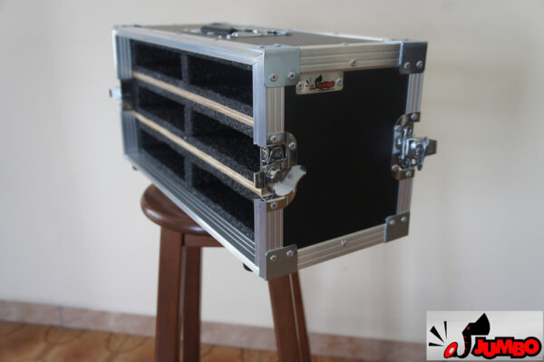 Rack para 6 receptores microfone Sennheiser