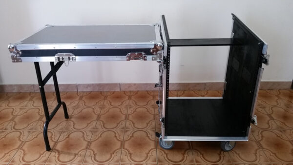 Rack 12U com mesa lateral e suporte padrão mesa de som - Image 7