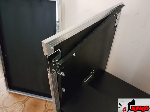 Rack branco com mesa e prateleiras e gaveta para microfones - Image 5