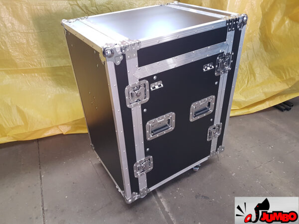 Rack com 2 tampas laterais e mesa de som inclinável com catraca - Image 2